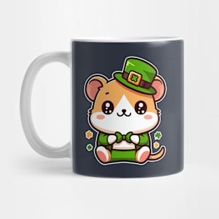 St. Patrick's Hamster Cute Kawaii Dodent Lover  Mug